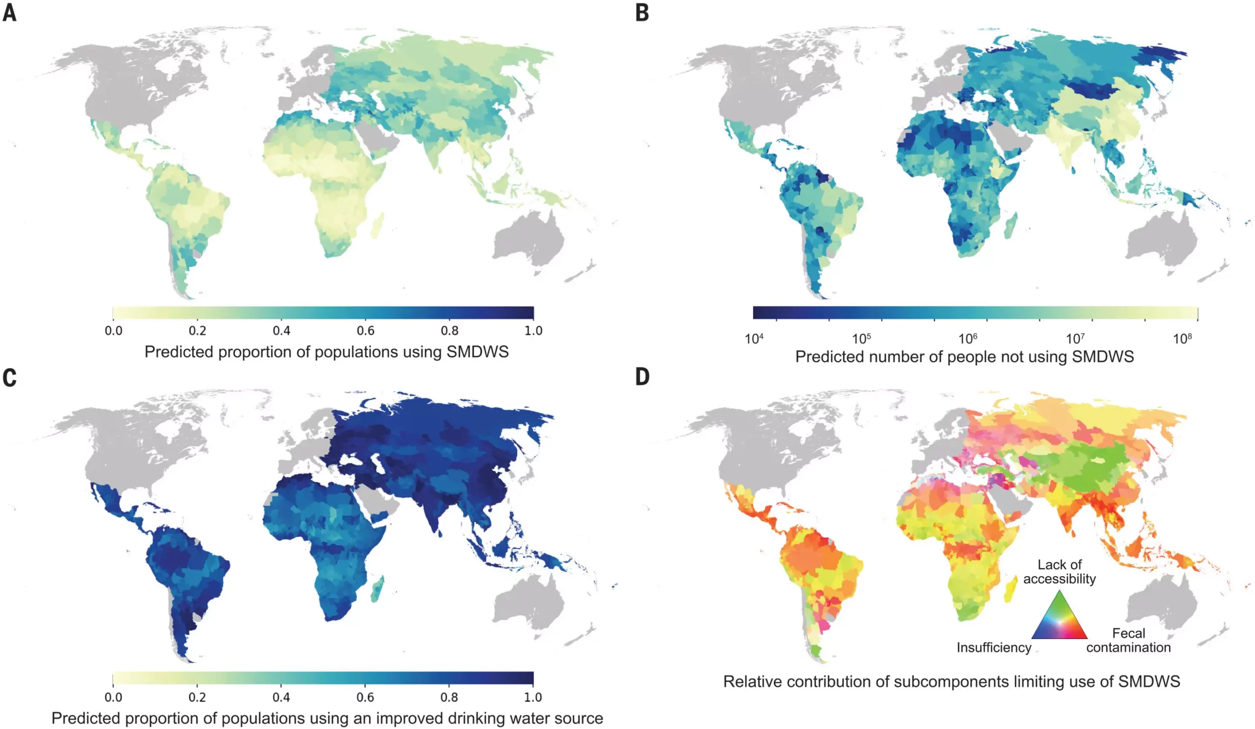 The Global Crisis of Water Access: New Insights from Environmental Simulations